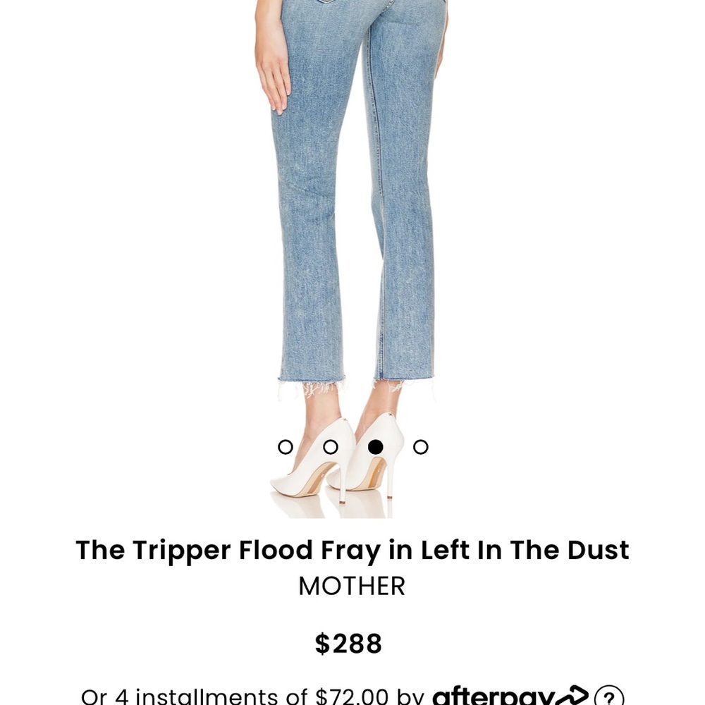 Mother denim -The Tripper Flood Fray (left in the dust)